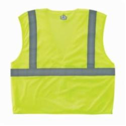 GloWear® 21023 8210HL Standard Economy Vest, S/M, Lime, Polyester Mesh, Hook and Loop Closure, 1 Pockets, ANSI Class: Class 2, ANSI/ISEA 107-2015 Type R