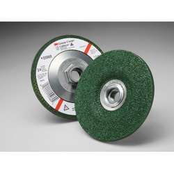Green Corps™ 7010308189 Type 27 Grinding Wheel, 4-1/2 in Dia Wheel x 1/4 in THK Wheel, 24 Grit, Ceramic Abrasive