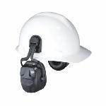 Howard Leight by Honeywell 1011603 Thunder® T3H Dielectric Hard Hat Earmuffs With Hard Hats Adapter, 27 dB Noise Reduction, Black, ANSI S3.19-1974