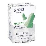 Howard Leight by Honeywell LPF-1-D MAXIMUM LITE® Single Use Earplugs, 30 dB Noise Reduction, T-Shape Shape, ANSI S3.19-1974, Disposable, Uncorded Design