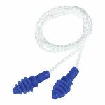 Howard Leight by Honeywell DPAS-30W AirSoft® Multi-Use Earplugs, 27 dB Noise Reduction, 4-Flange Shape, 2003/10/EC, 89/686/EEC, ANSI S12.6/1997, ANSI S3.19-1974, EN 352-2:1993, Z94.2-1994, Reusable, Corded Design