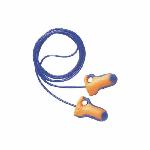 Howard Leight by Honeywell LT-30 Laser Trak® Metal Detectable Earplugs, 33 dB Noise Reduction, T-Shape Shape, ANSI S3.19-1974, Disposable, Corded Design
