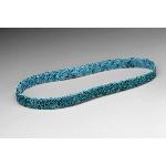 3M™ 7000045944 SC-BS Surface Conditioning Belt, 1/2 in W Belt x 24 in L, Very Fine Grade, Aluminum Oxide Abrasive, Blue