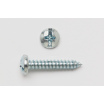 Peco 10X212PHCTSZJ Tapping Screw, #10, 2-1/2 in OAL, Steel, Pan Head, Combo Drive