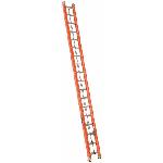 Louisville® FE3236 FE3200 Multi-Section Extension Ladder, 36 ft OAL, 300 lb Load, 12 in Adjustable Increments, Fiberglass, Type IA