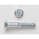 Peco 38X112HBG5USSZJ Hex Bolt, 3/8-16, 1-1/2 in L Under Head, 5 Grade, Carbon Alloy Steel, Zinc Plated