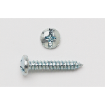 Peco 10X212PHCTSZJ Tapping Screw, #10, 2-1/2 in OAL, Steel, Pan Head, Combo Drive