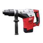 Milwaukee® 5316-21 Corded Rotary Hammer Kit, 1-9/16 in Spline Chuck, 3000 bpm, 450 rpm No-Load, 4 in Max Core Bit Compatibility, 1-9/16 in Max Solid Bit Capacity, 17-3/4 in OAL