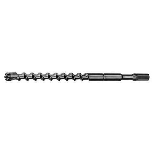 Milwaukee® 48-20-4350 4-Cutter Rotary Hammer Drill Bit, 3/4 in Drill Bit, 3/4 in Spline Shank, 31 in D Cutting, Carbide Cutting Edge, 36 in OAL