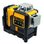 DeWALT® 12V MAX* DW089LG Auto-Leveling Cordless Line Laser Level Kit, 100 ft Measuring, +/-1/8 in Accuracy, 3 x 360 deg Auto Leveling, Battery