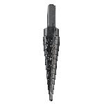 Lenox® Vari-Bit® 30881VB1 Step Drill Bit, 1/8 in Dia Min Hole, 1/2 in Dia Max Hole, 13 Steps, HSS, 13 Hole Sizes, 1/4 in Shank