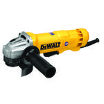 DeWALT® DWE402N Small Angle Grinder, 4-1/2 in Dia Wheel, 5/8-11 Arbor/Shank, 120 VAC, For Wheel: Quick-Change™, Yellow, Yes, Non-Locking Paddle Switch Switch