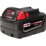Milwaukee® M18™ REDLITHIUM™ 48-11-1840 Rechargeable Cordless Battery Pack, 4 Ah Li-Ion Battery, 18 VDC Charge, For Use With M18™ Cordless Power Tool