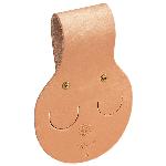 Klein® 5459T 2-Pocket Tunnel Wrench Holder, Leather, Brown