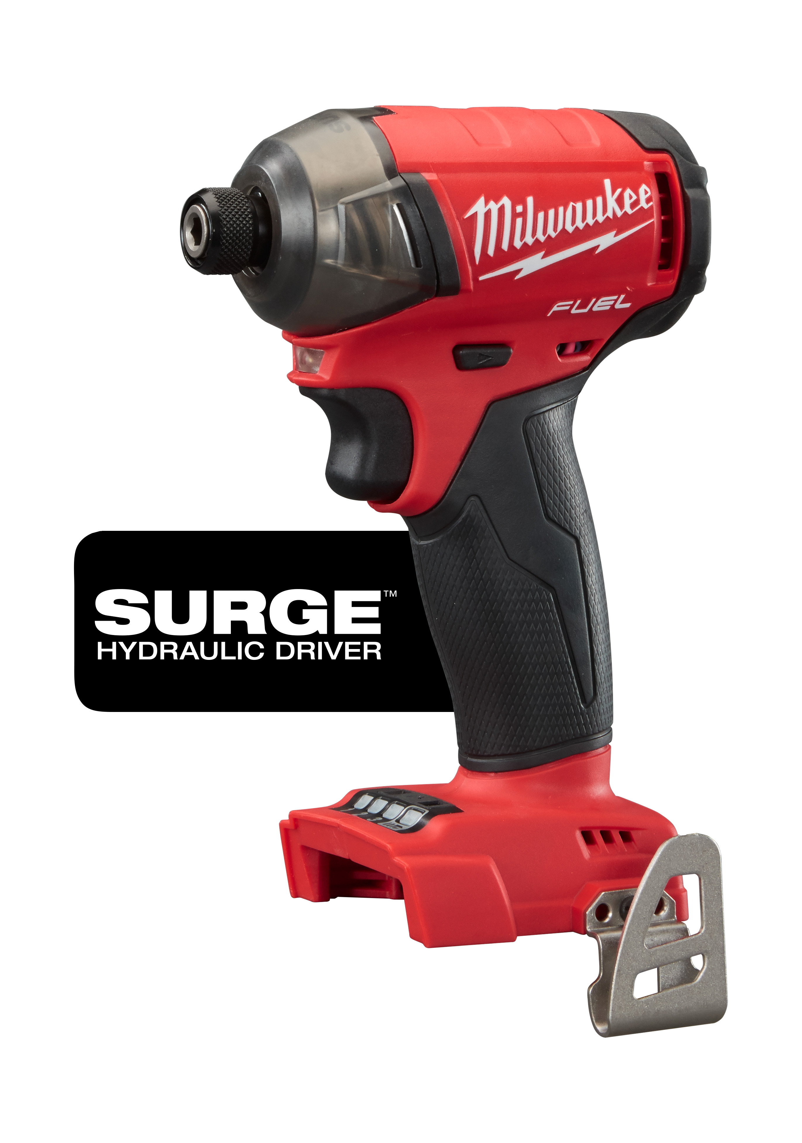 Milwaukee® M18™ FUEL™ 2760-20 Cordless Impact Driver, 1/4 in Hex/Straight Drive, 4000 bpm, 450 in-lb Torque, 18 VDC, 5 in OAL