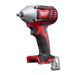 Milwaukee® M18™ 2658-20 Compact Cordless Impact Wrench With Friction Ring, 3/8 in Square Drive, 3350 bpm, 167 ft-lb Torque, 18 VDC, 6 in OAL