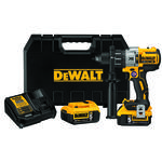 DeWALT® 20V MAX* DCD996P2 XR™ Brushless Cordless Hammer Drill Kit, 1/2 in Metal Ratcheting Chuck, 20 VDC, 0 to 2250 rpm No-Load, Li-Ion Battery