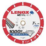 Lenox® METALMAX™ 1972924 Type 1 Cut-Off Wheel, 7 in Dia x 0.06 in THK, 7/8 in Center Hole, 40/50 Grit, Diamond Abrasive