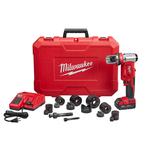 Milwaukee® M18™ 2677-21 Knockout Tool Kit, 1/2 to 4 in Mild Steel Max Cutting, 11.7 in OAL