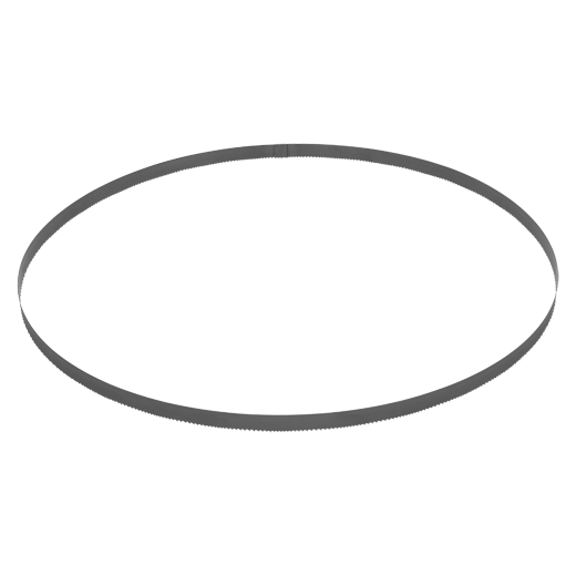 Milwaukee® 48-39-0572 Sub-Compact Portable Band Saw Blade, 27 in L, 1/2 in W x 0.02 in THK, 18 TPI, Bi-Metal Body