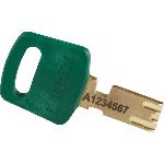 Brady® ALU-GRN-76ST-KA6PK SafeKey Standard Lockout Padlock, Alike Key, Green, LOTO-99 Anodized Aluminum Body, 1/4 in Dia x 3 in H x 0.8 in W Steel Shackle, 3/4 in L Body