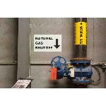 Brady® 13563 BBP®85 Label Tape Cartridge, 50 ft L x 10 in W, For Use With BBP® 85 and PowerMark® Industrial Sign and Label Printers, B-595 Vinyl, Yellow