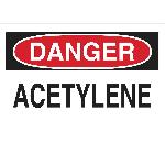 Brady® 22292 Rectangle Chemical and Hazardous Material Sign, DANGER, Text, B-401 Polystyrene, Corner Hole Mount, 7 in H x 10 in W, English