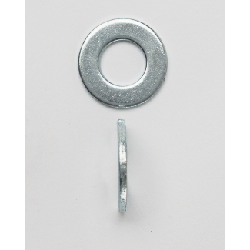 Peco 8FWSAEZJ Imperial Flat Washer, #8 Nominal, 3/16 in ID x 7/16 in OD, 3/64 in THK, Cold Rolled Steel