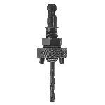 Lenox® 1779801 Standard Hole Saw Arbor, 2L Arbor, 1/2 in, 1/4 in Pilot Drill, Steel