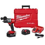 Milwaukee® M18™ 2804-22 Compact Lightweight Cordless Hammer Drill/Driver Kit, 1/2 in Hex Chuck, 18 VDC, 0 to 550/0 to 2000 rpm No-Load, Li-Ion Battery