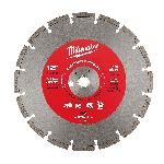 Milwaukee® 49-93-7935 Premium Segmented Circular Diamond Saw Blade, 12 in Dia Blade, 1 in, 20 mm Arbor/Shank, Wet/Dry Cutting