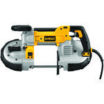 DeWALT® DWM120 Deep Cut Heavy Duty Portable Band Saw, 5 in Round, 5 x 4-3/4 in Rectangular Cutting, 44.875 x 0.5 x 0.02 in Blade, 120 VAC, 100 to 350 fpm Speed