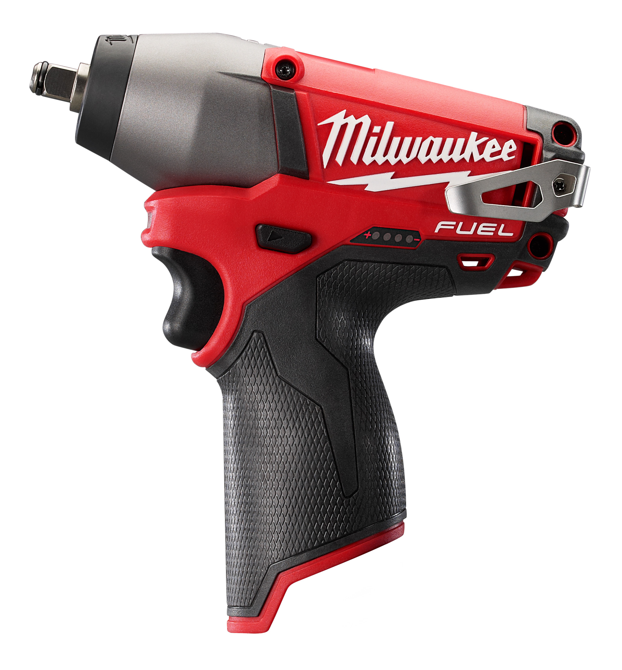 Milwaukee® M12™ FUEL™ 2454-20 Compact Cordless Impact Wrench, 3/8 in Straight Drive, 2650/3500 bpm, 117 ft-lb Torque, 12 VDC, 6-1/2 in OAL