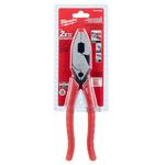 Milwaukee® 48-22-6100 High Leverage Lineman's Plier, 1-39/64 in L x 1-45/64 in W x 37/64 in THK Iron Carbide Jaw, 9 in OAL
