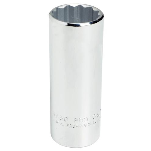 Proto® TorquePlus™ J5348 Deep Length Socket, Imperial, 1/2 in Square Drive, 1-1/2 in