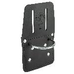 Klein® 5456 Hammer Holder, 2-1/2 in H x 7-7/8 in W, Leather, Black