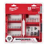 Milwaukee® SHOCKWAVE™ Impact Duty™ 48-32-4004 Impact Driver Bit Set, 1/4 in, Steel