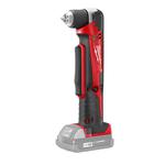 Milwaukee® M18™ 2615-20 Cordless Right Angle Drill, 3/8 in Keyless/Single Sleeve Chuck, 18 VDC, 125 in-lb Torque, 0 to 1500 rpm No-Load, 11 in OAL, Li-Ion Battery