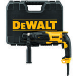 DeWALT® D25133K Corded Rotary Hammer Kit, 1 in SDS Plus® Chuck, 0 to 5500 bpm, 0 to 1500 rpm No-Load, 13-1/4 in OAL