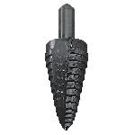 Lenox® Vari-Bit® 30882VB2 Step Drill Bit, 1/2 in Dia Min Hole, 1 in Dia Max Hole, 9 Steps, HSS, 9 Hole Sizes, 3/8 in Shank