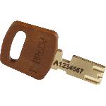 Brady® ALU-BRN-76ST-KA6PK SafeKey Standard Lockout Padlock, Alike Key, Brown, LOTO-99 Anodized Aluminum Body, 1/4 in Dia x 3 in H x 0.8 in W Steel Shackle, 3/4 in L Body
