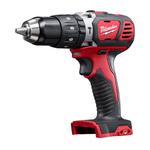 Milwaukee® M18™ 2607-20 Cordless Hammer Drill/Driver, 1/2 in Metal Single Sleeve Ratcheting Lock Chuck, 18 VDC, 400/1800 rpm No-Load, Li-Ion Battery