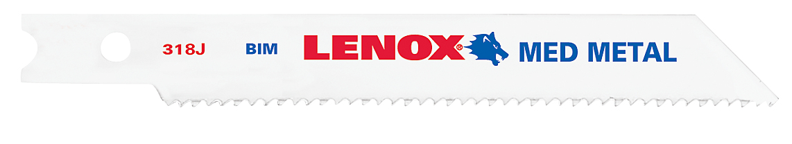 Lenox® 20322BT318J Jig Saw Blade, 3-5/8 in L x 3/8 in W, 18 TPI, Bi-Metal Body
