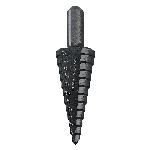 Lenox® Vari-Bit® 30908VB8 Step Drill Bit, 3/16 in Dia Min Hole, 7/8 in Dia Max Hole, 12 Steps, HSS, 12 Hole Sizes, 3/8 in Shank