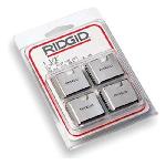 RIDGID® 37825 Manual Threader Pipe Die, 1/2 in Conduit/Pipe, 1/2-14 NPT Thread, Right Thread, 4 Pieces, For Use With OO-R, 11-R, 12-R, O-R, Ratchet Threaders and 30A, 31A 3-Way Pipe Threaders, Alloy Steel