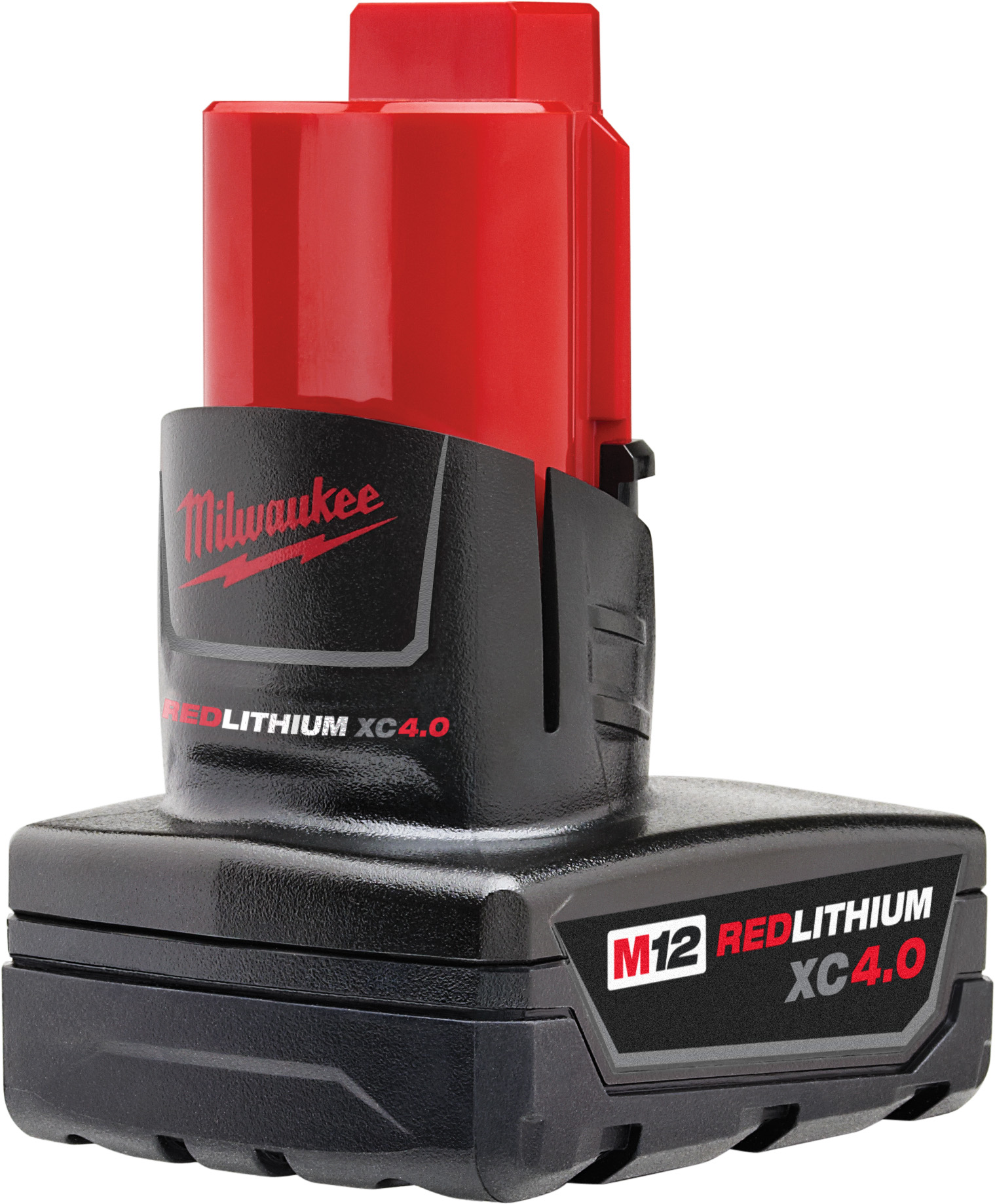 Milwaukee® M12™ REDLITHIUM™ 48-11-2440 Rechargeable Cordless Battery Pack, 4 Ah Li-Ion Battery, 12 VDC Charge, For Use With M12™ Cordless Power Tool