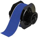 Brady® B30C-2250-595-BL B30 Thermal Transfer Vinyl Label, 2-1/4 in W, Blue, B-595 Vinyl