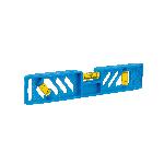 Milwaukee® Empire® 331-9 Magnetic Torpedo Level, 9 in L, 3 Vials, Polycast, (1) Level/(1) 45 deg/(1) Plumb Vial Position
