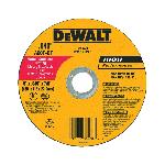 DeWALT® HP™ DW8725 HP Series Cut-Off Wheel, 6 in Dia x 0.04 in THK, 7/8 in Center Hole, A60T Grit, Aluminum Oxide Abrasive