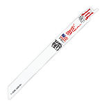 Milwaukee® SAWZALL® 48-00-5187 Double Duty Straight Back Thin Kerf Reciprocating Saw Blade, 9 in L x 3/4 in W, 14 TPI, Bi-Metal Body, Universal/Toothed Edge Tang